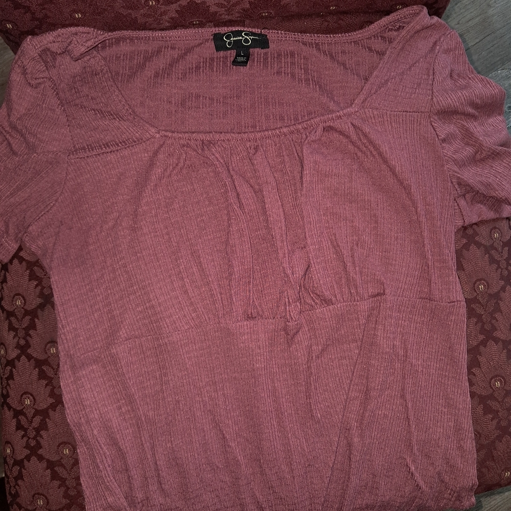 Jessica Simpson Dusty Rose Blouse